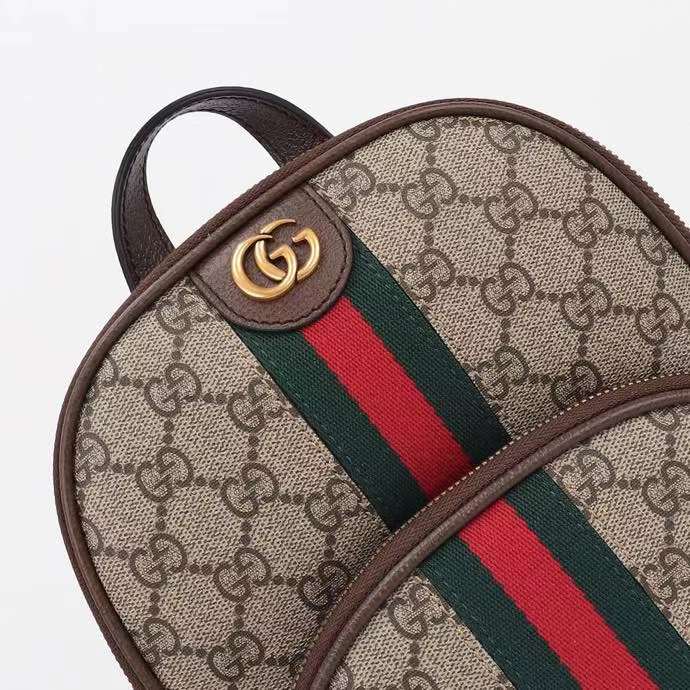 G*u*i unisex ophidia gg small crossbody bag beige ebony supreme canvas