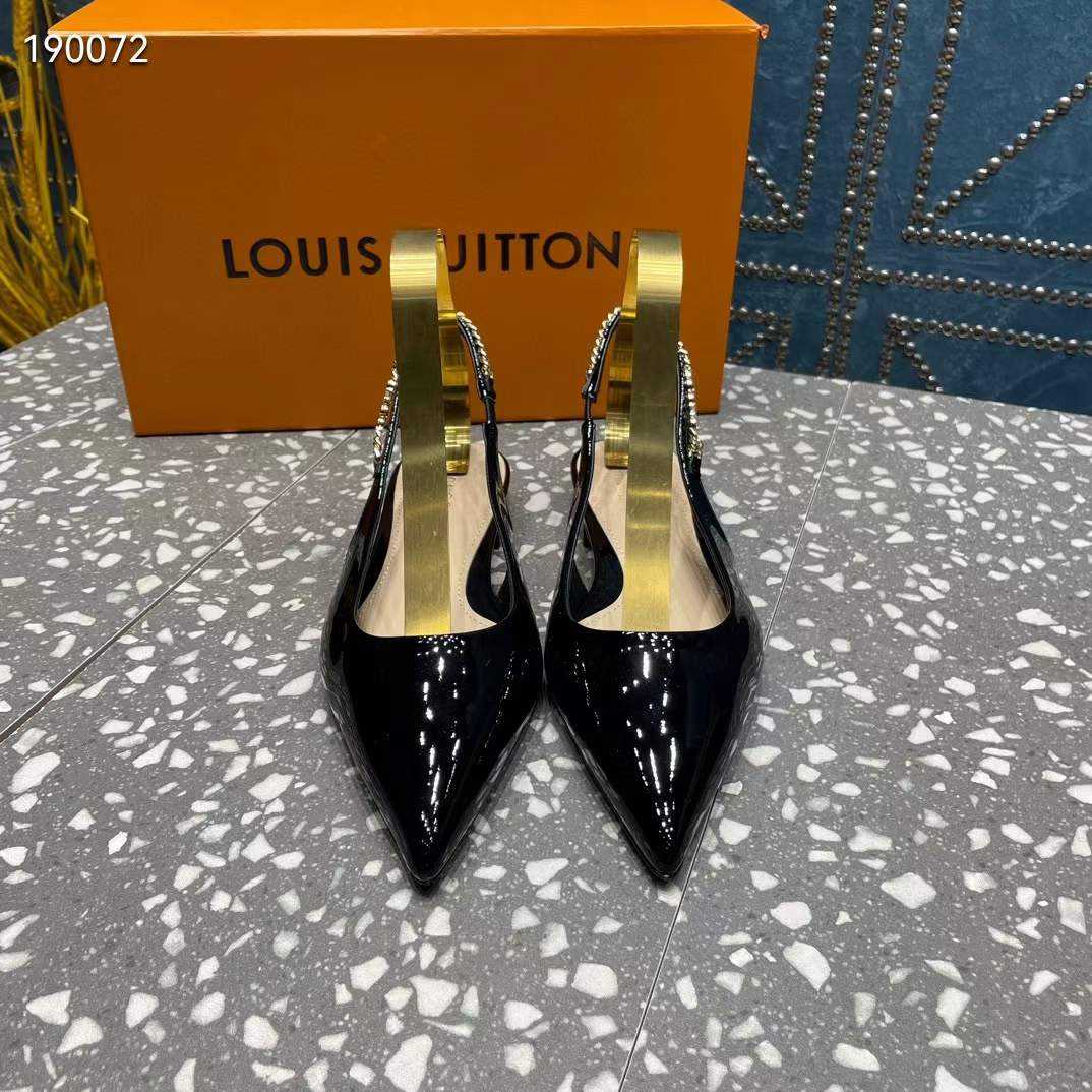G*u*i women gg G*u*i signoria ballet flat black patent leather pointed toe