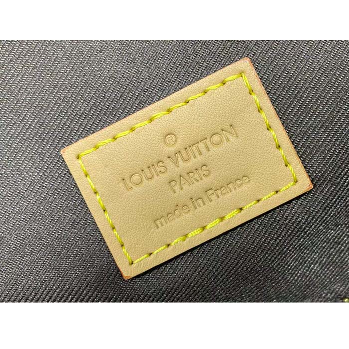 Louis Vuitton LV Unisex Christopher MM Backpack Vanilla Monogram Craggy Coated Canvas M25240