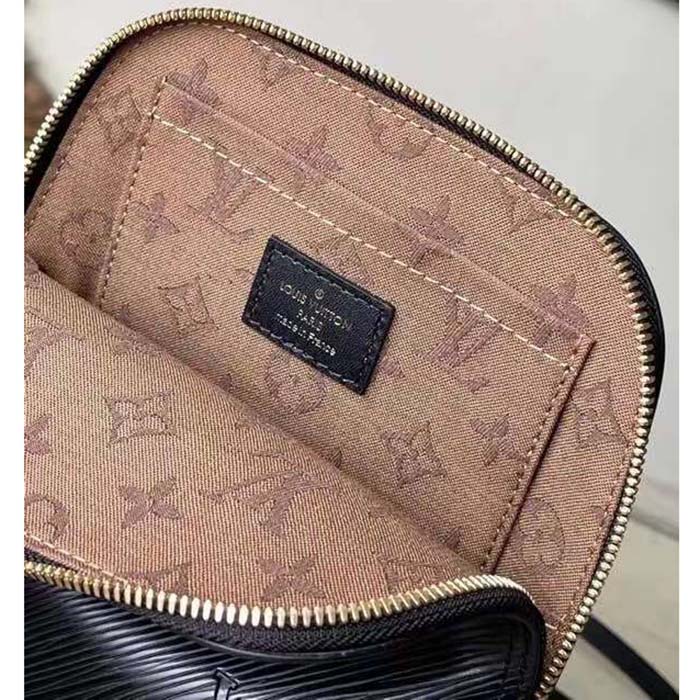 Louis Vuitton Unisex LV Alma Backpack Black Epi Grained Cowhide Leather M25103