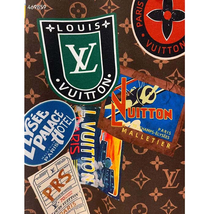 Louis Vuitton Men LV Flight Mode Elysee Palace T-Shirt Cotton Dark Brown 1AFMYH