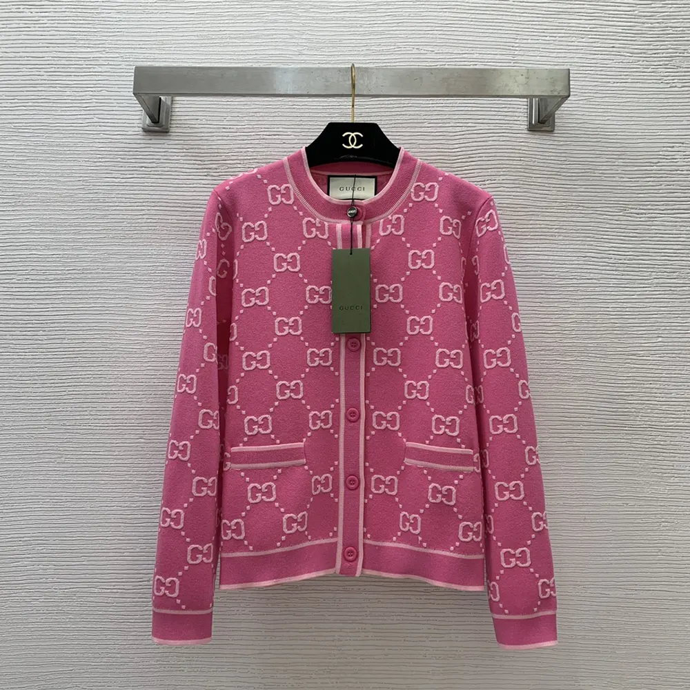 G*u*i women gg cotton jacquard cardigan 743319xkd285447