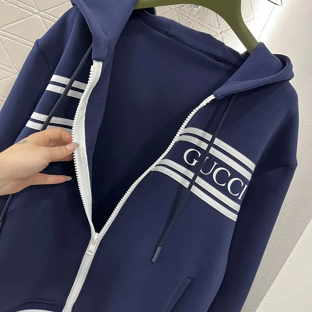 G*u*i women technical jersey hooded sweatshirt 787939xjgj51010