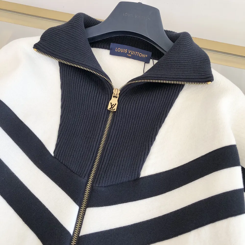 Louis Vuitton Women Knitted Cotton Sailor Blouson 1AFQPW