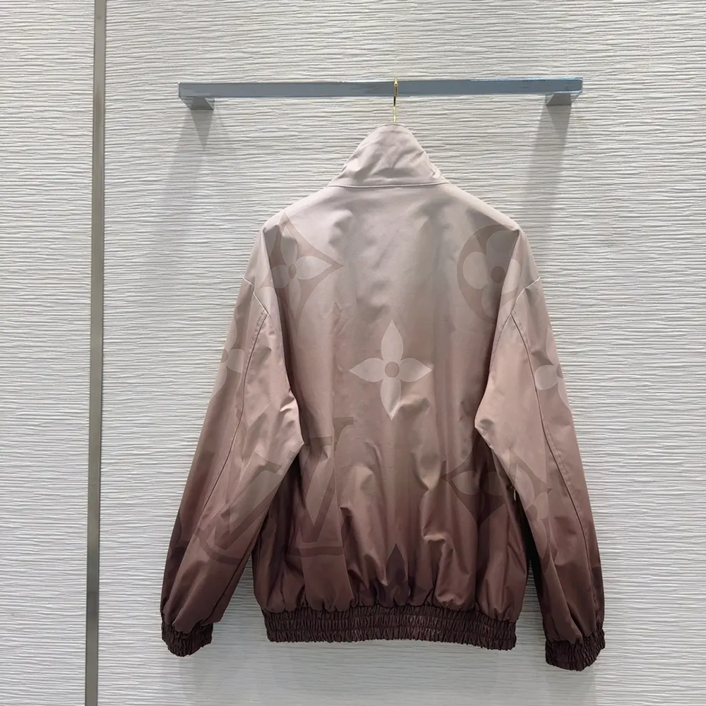 Louis Vuitton Men Monogram Printed Light Nylon Windbreaker 1AFYAQ
