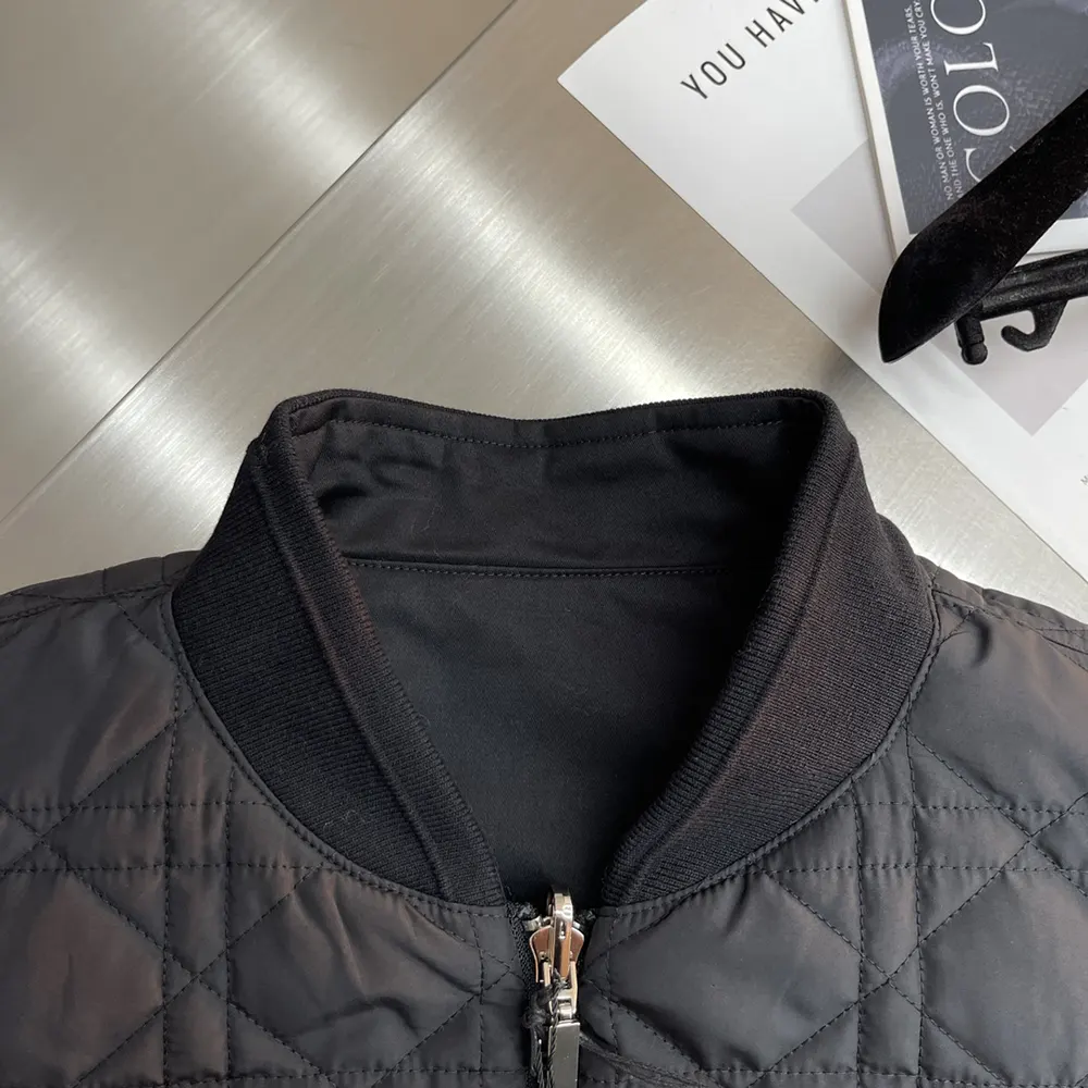 Dior Men Christian Dior Couture Reversible Jacket Black Blended Cotton Twill