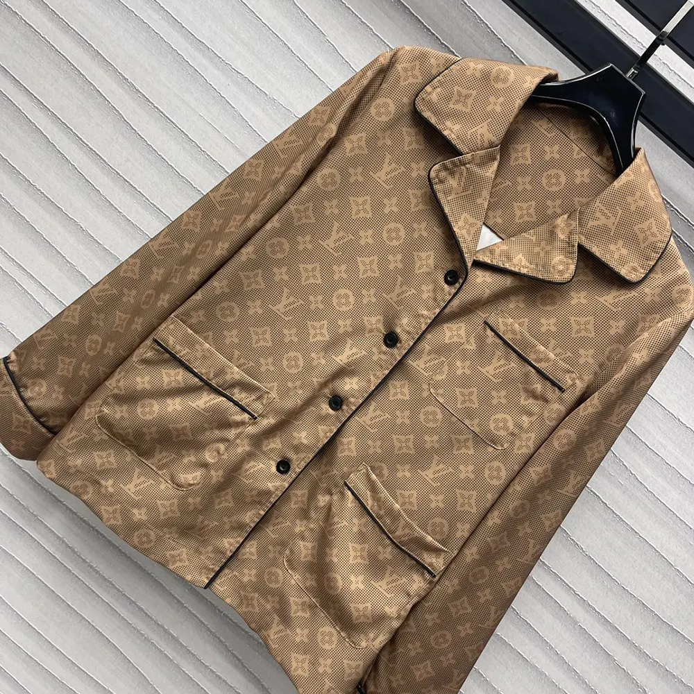 Louis Vuitton Men Inverted Mahina Pajama Shirt 1AGBB4