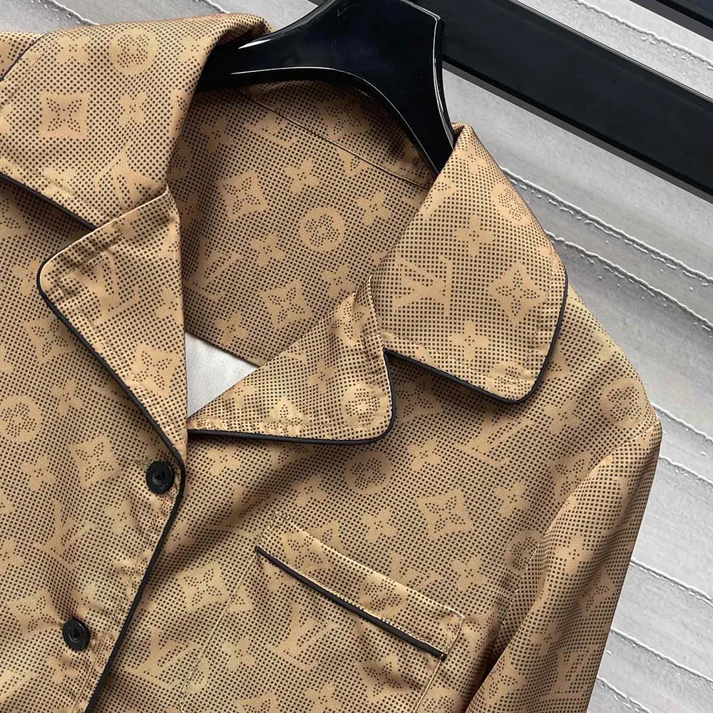 Louis Vuitton Men Inverted Mahina Pajama Shirt 1AGBB4