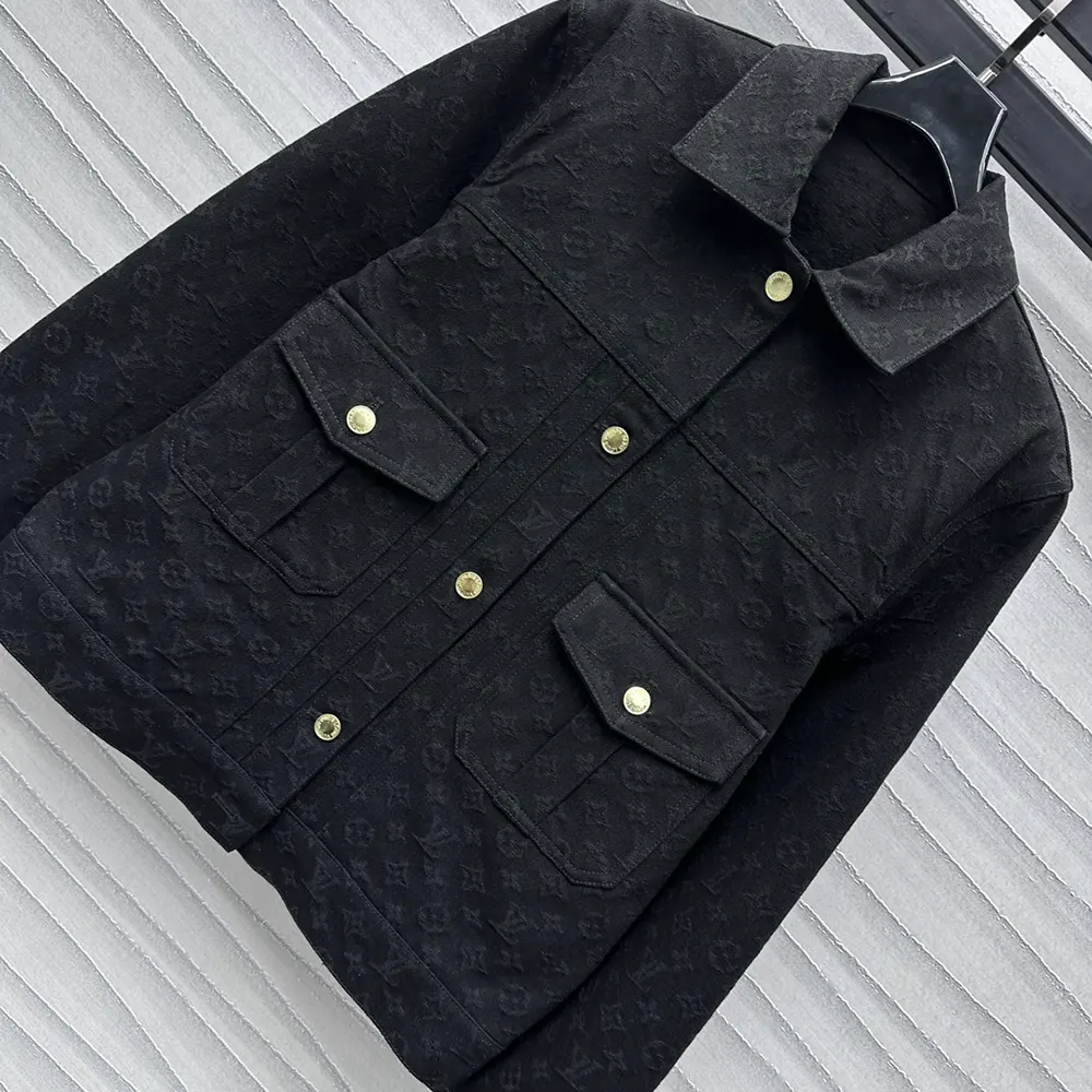 Louis Vuitton Men Monogram Jacquard Denim Jacket 1AGHDB