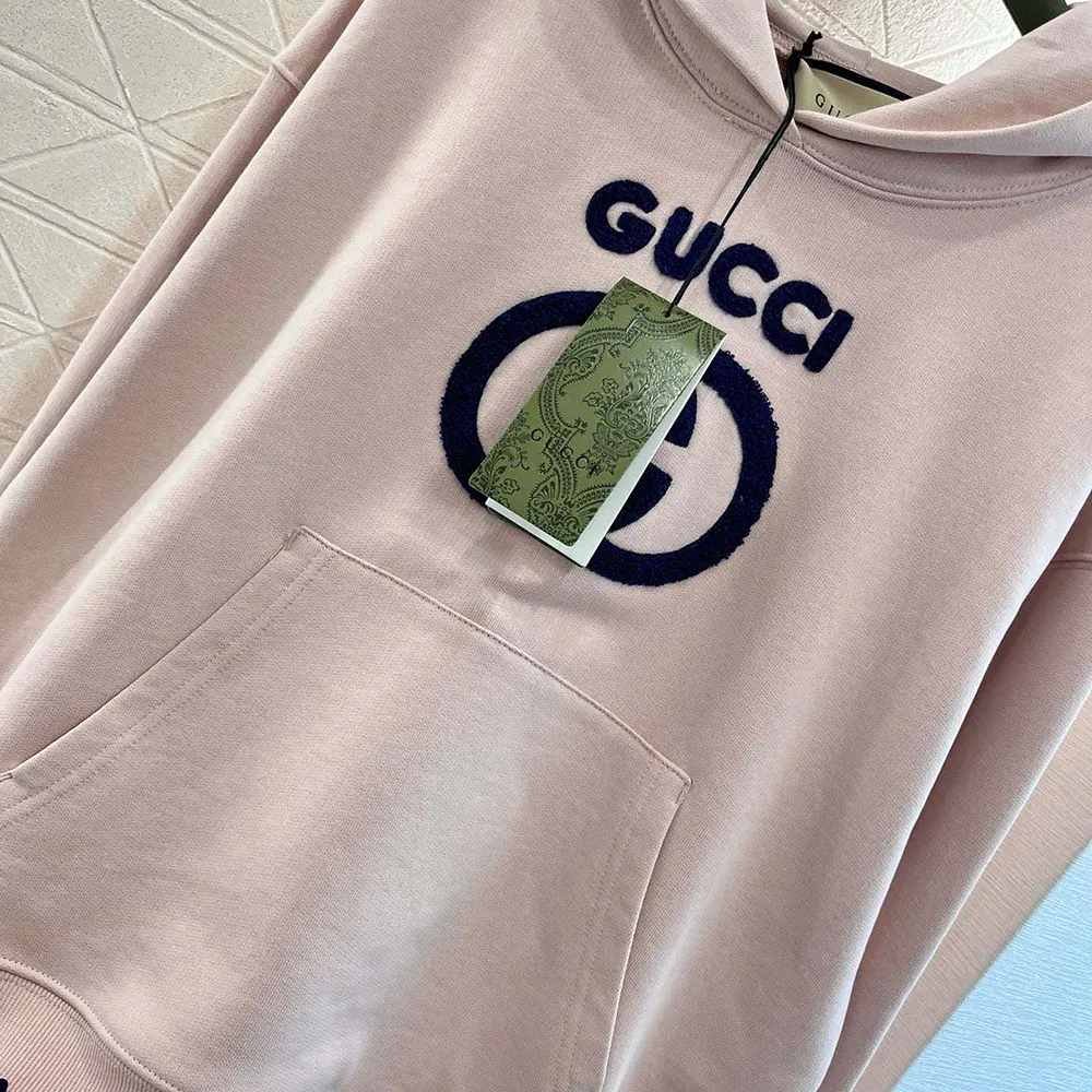 G*u*i men cotton jersey sweatshirt with embroidery 768122xjf8s5874