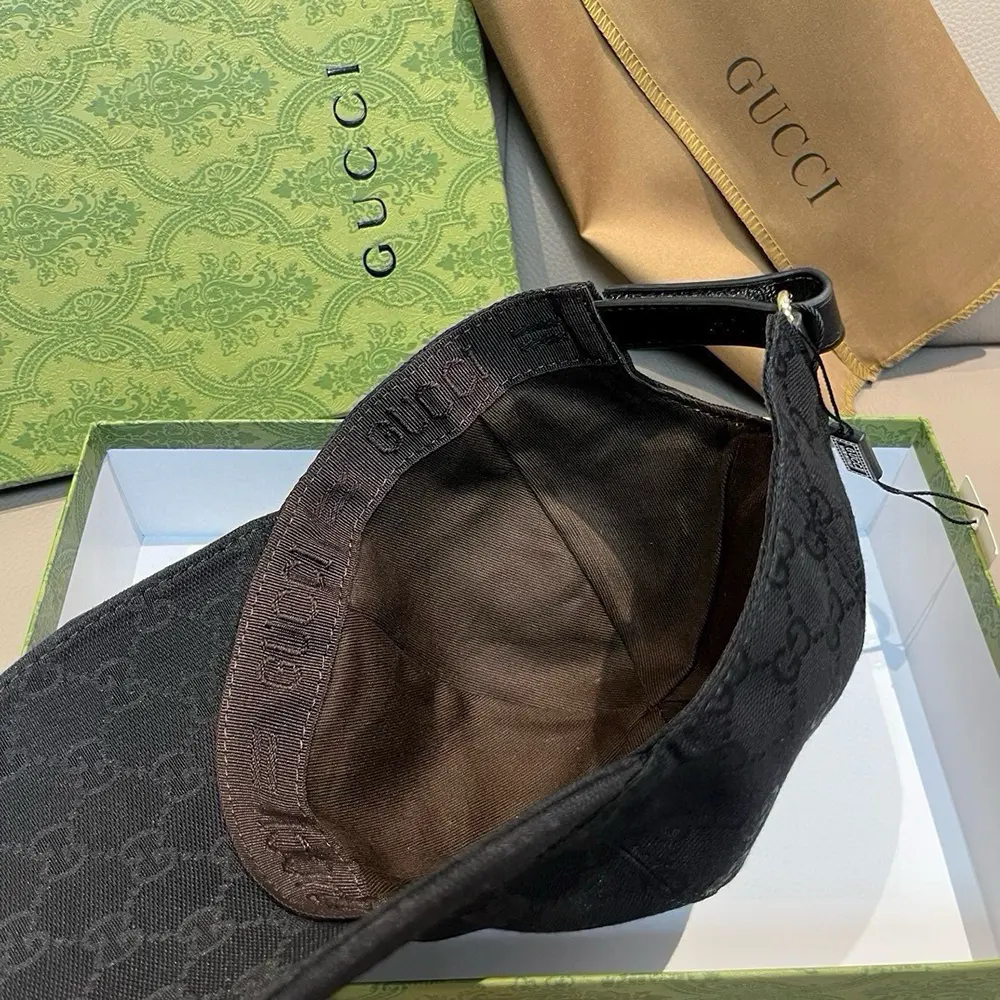 G*u*i unisex original gg canvas baseball hat-black 7890164hbcp1066