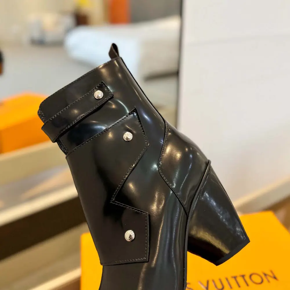 Louis Vuitton Women Trinity Ankle Boot-Black 1AD1TF