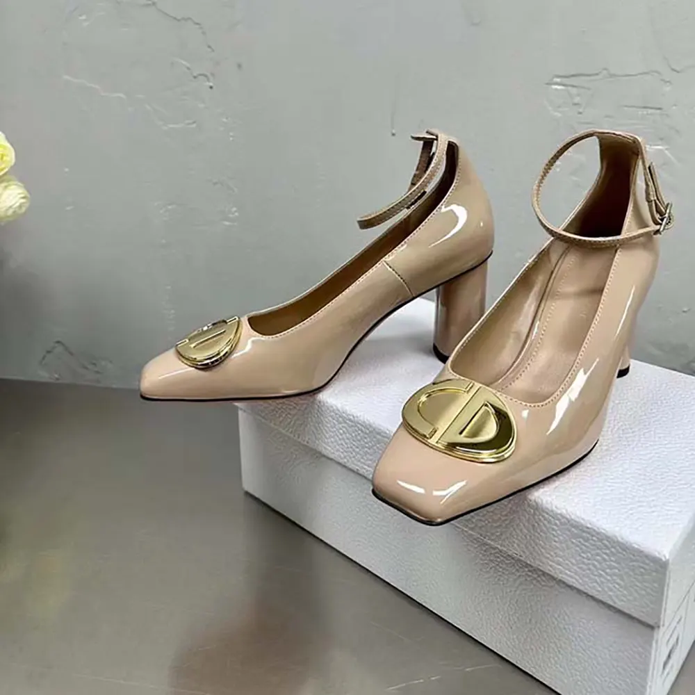 Dior Women CD Forever Dior Pump Nude Patent Calfskin