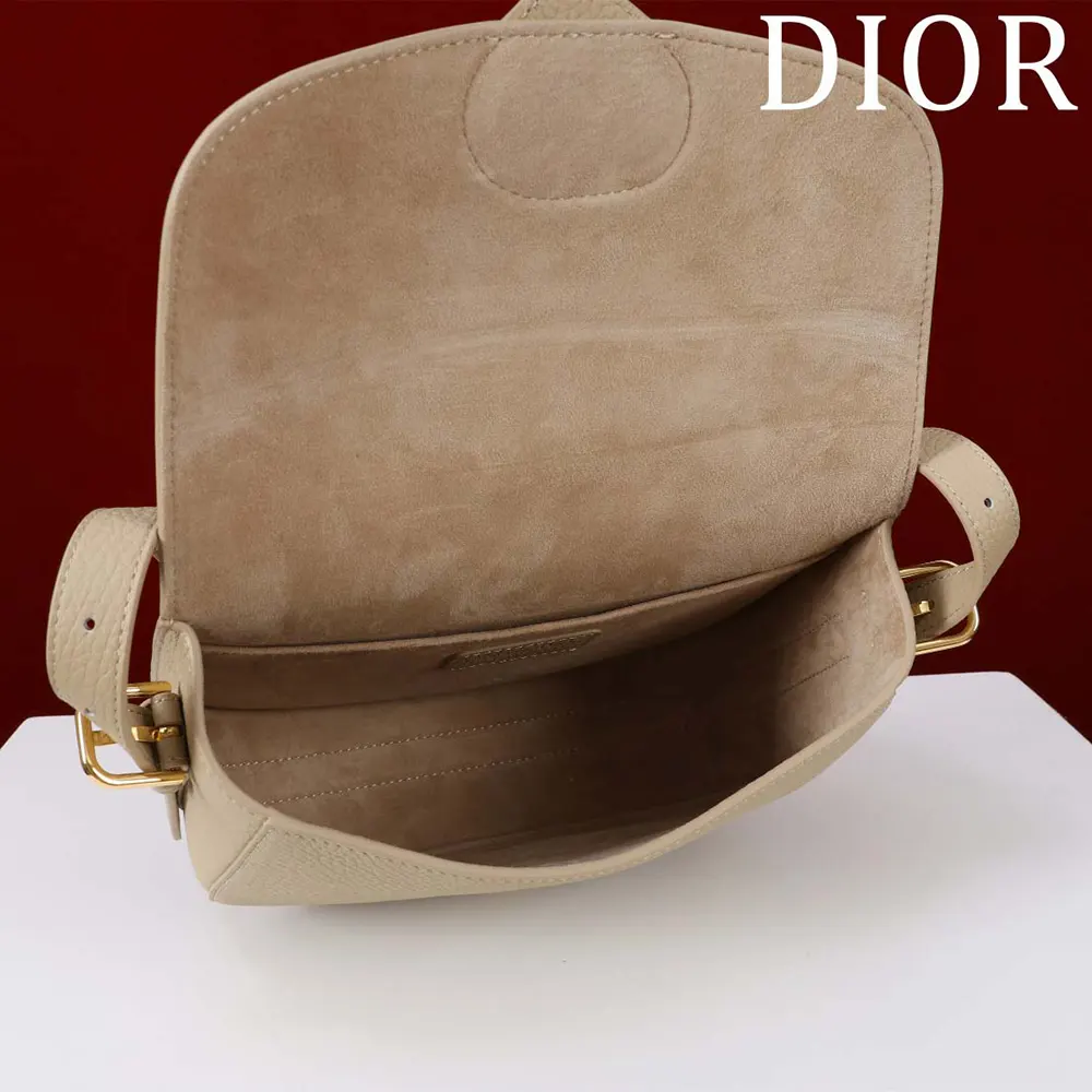 Dior Women Medium Dior Bobby Bag Biscuit Grained Calfskin M9337USKU