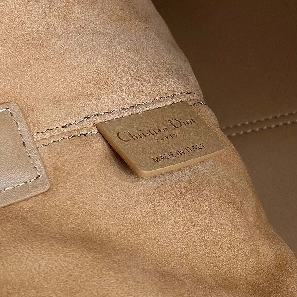 Dior Women Medium Dior Toujours Bag Medium Tan Macrocannage Calfskin
