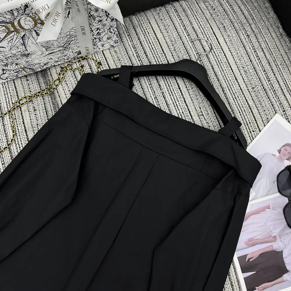 Dior Women Blouse Black Cotton Poplin 521B85A3356_X9000
