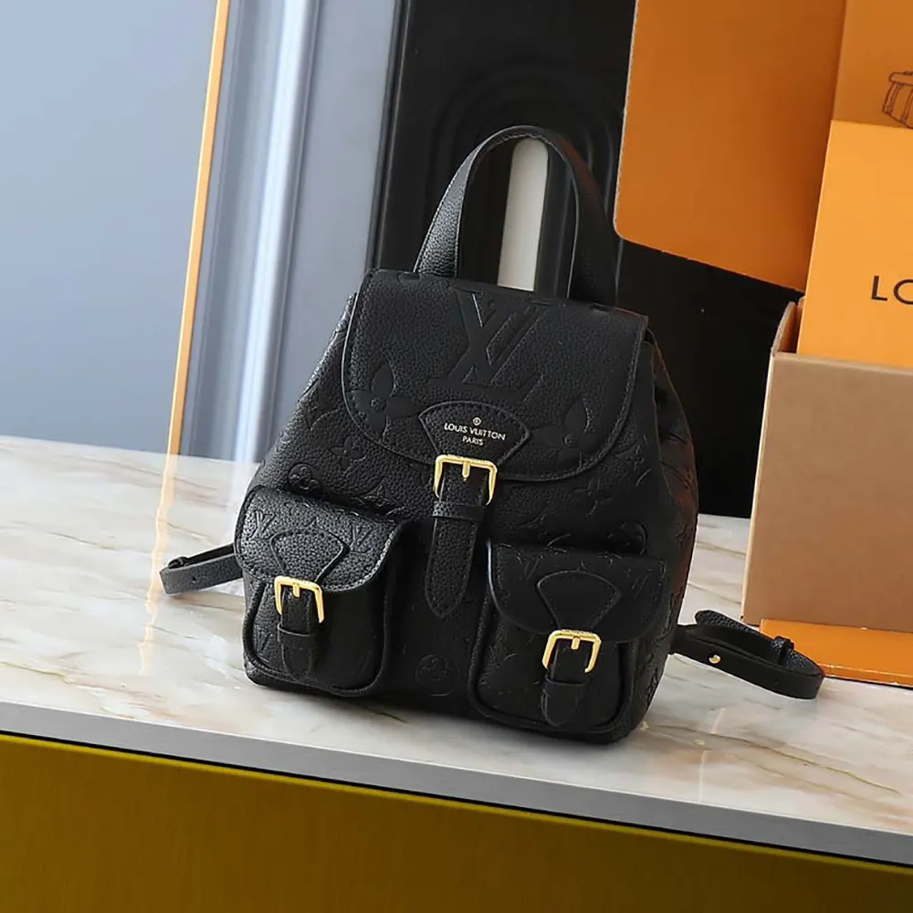 Louis Vuitton LV Women Backup in Cowhide-leather Trim-Black M47072