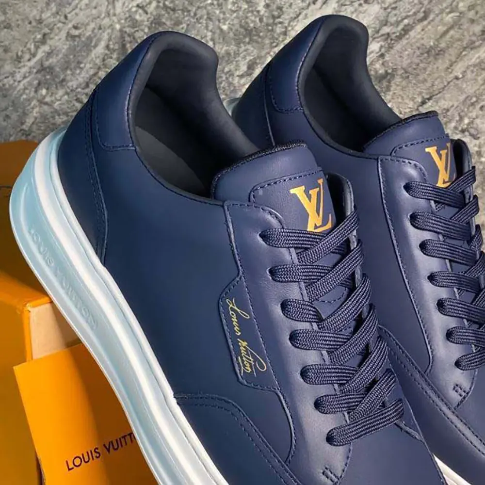 Louis Vuitton Men Beverly Hills Sneaker-Navy Blue 1AHQXD