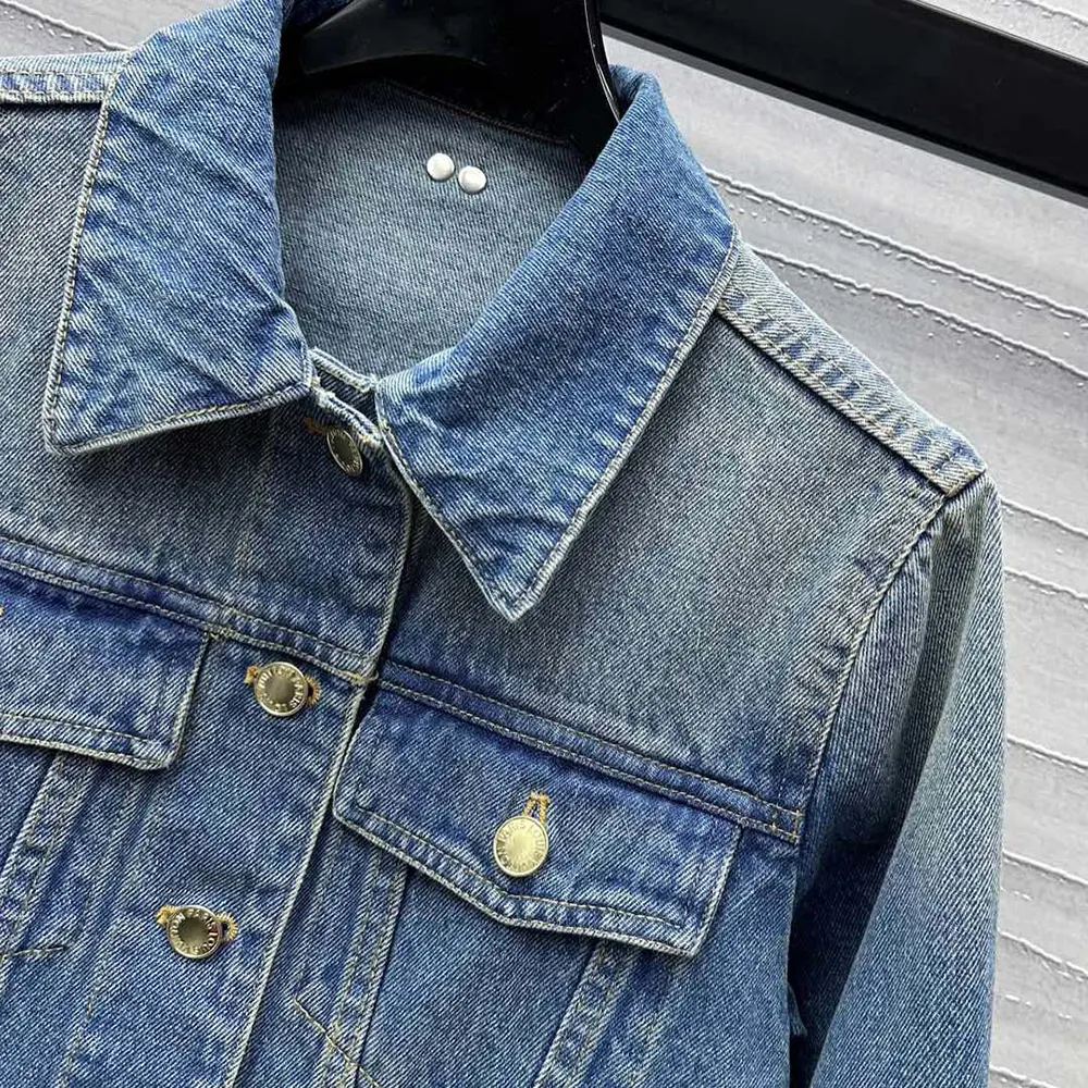 Louis Vuitton Men Short Denim Jacket 1ACCX8