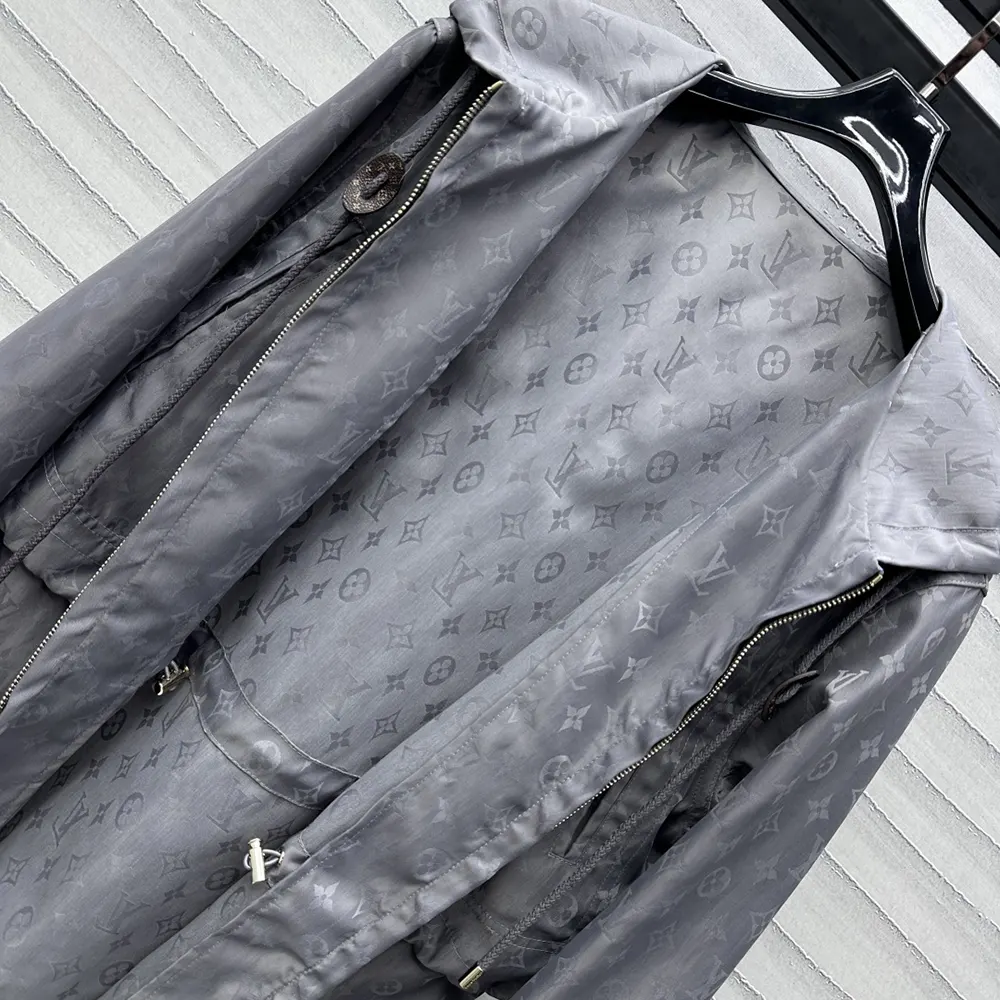 Louis Vuitton Women Hooded Monogram Parka 1AGO41