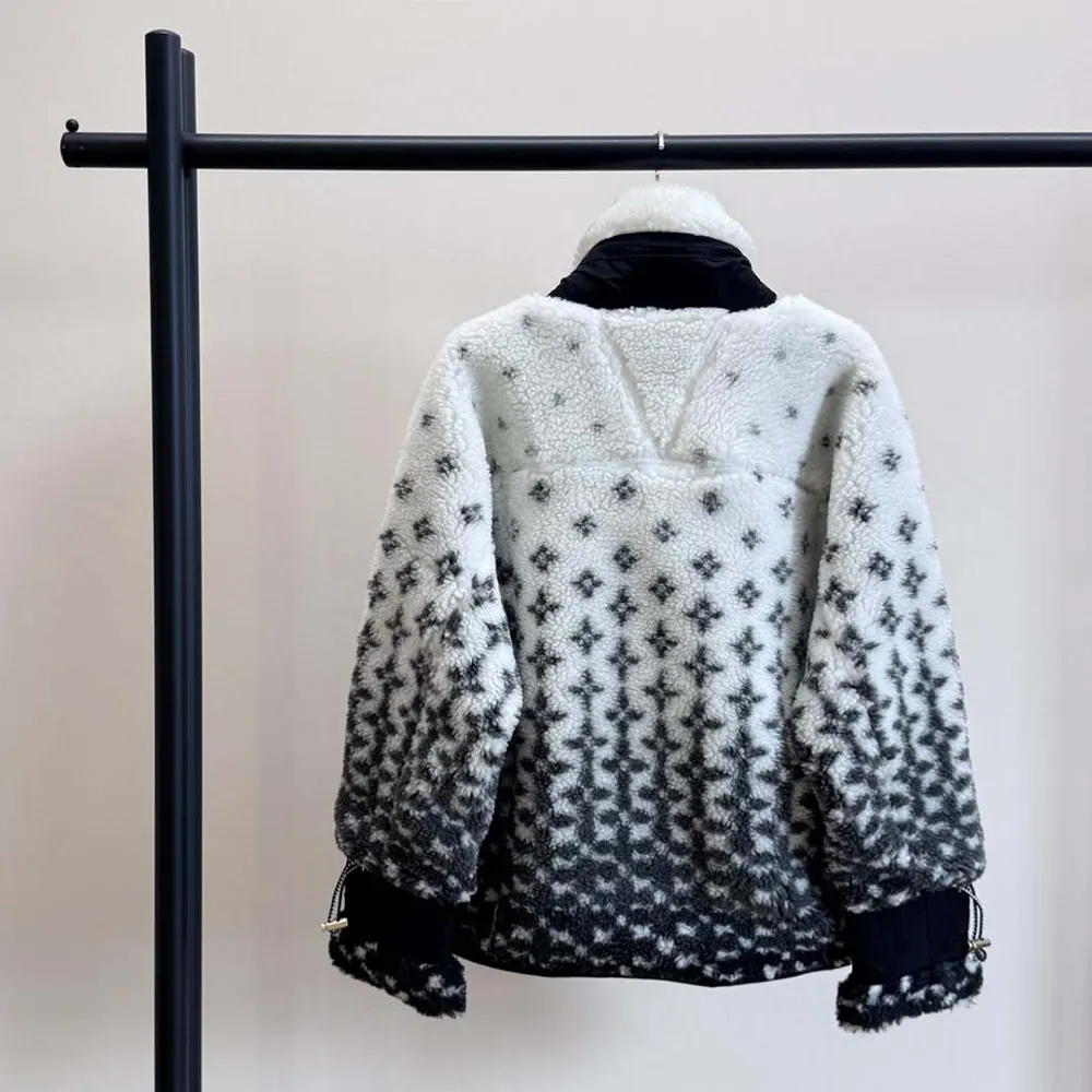 Louis Vuitton Women Ombré Monogram Fleece Jacket 1AGBX9