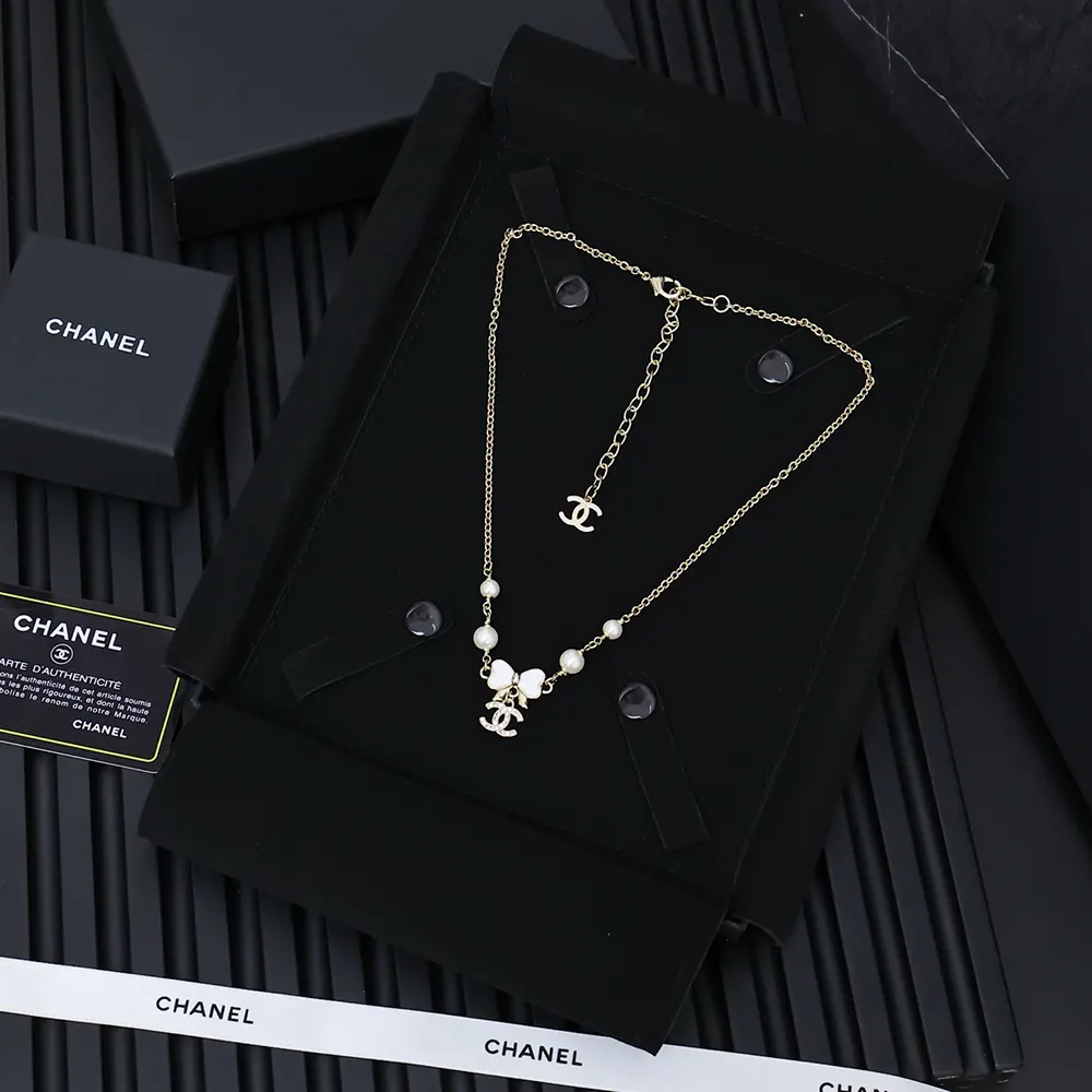 Chanel Women Choker Metal Resin Glass Pearls Strass ABF304B19854