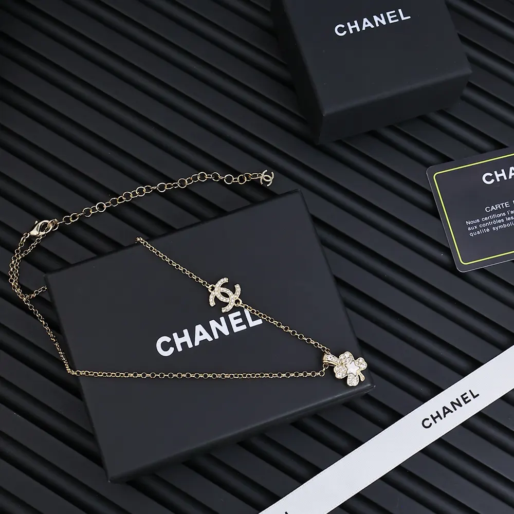 Chanel Women Choker Metal Resin Glass Pearls Strass ABF304B19854