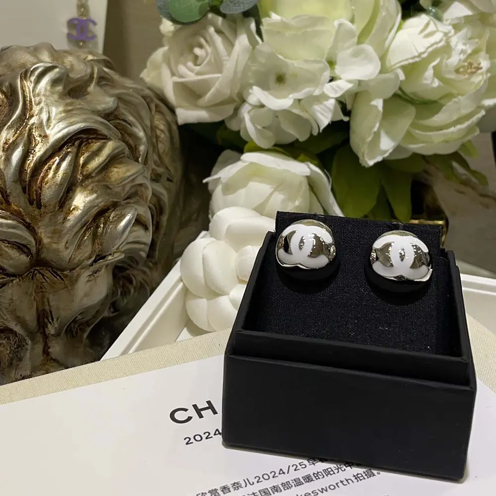 Chanel Women Stud Earrings Metal Resin ABE810B19198