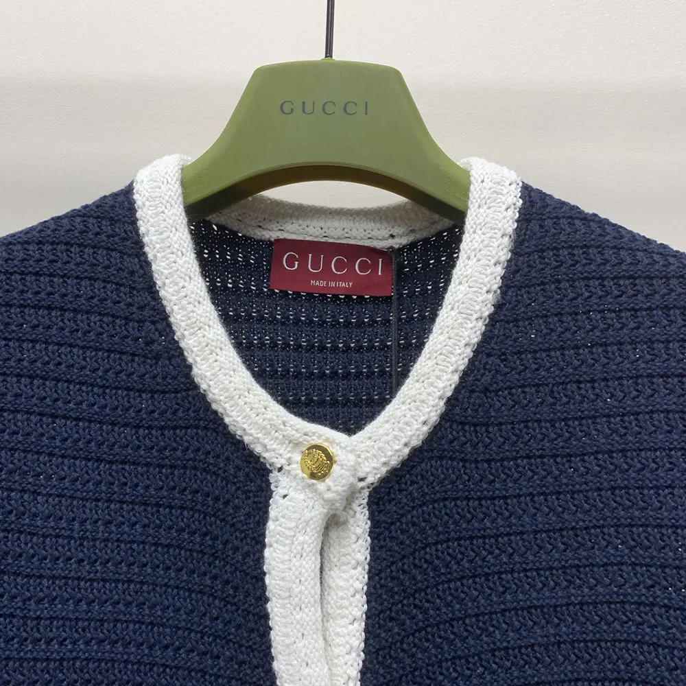 G*u*i women fine cotton cardigan 819373xkeot4144