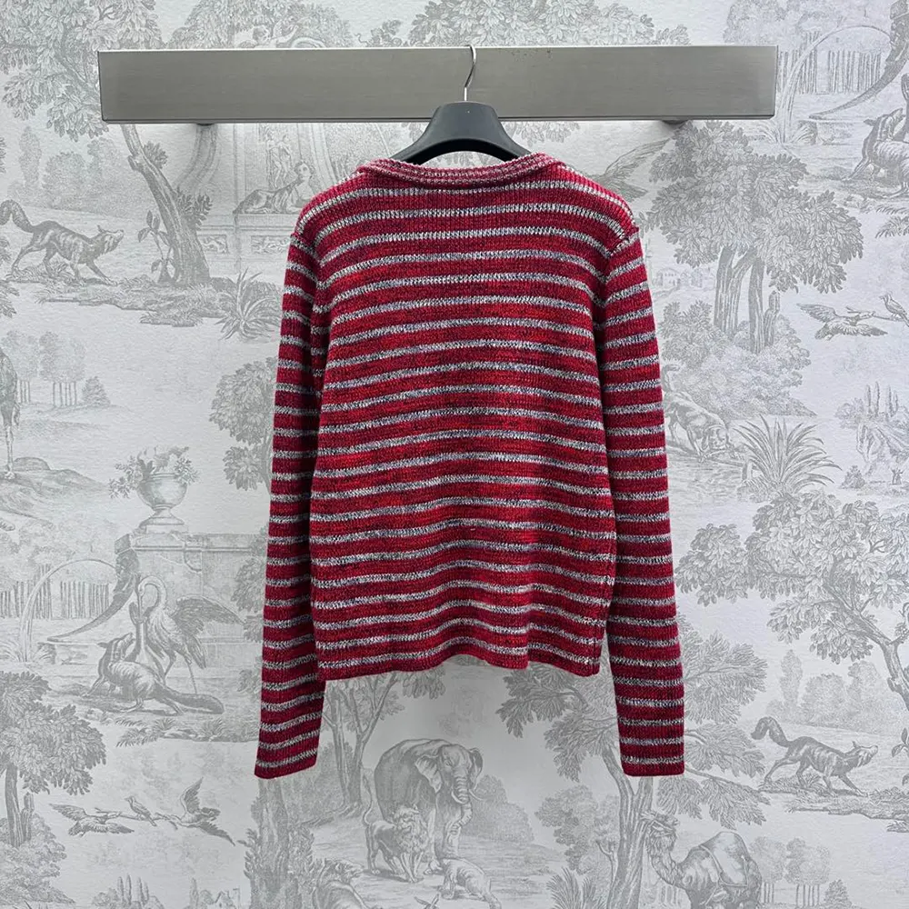 G*u*i women wool cotton crewneck cardigan 813829xkei16549