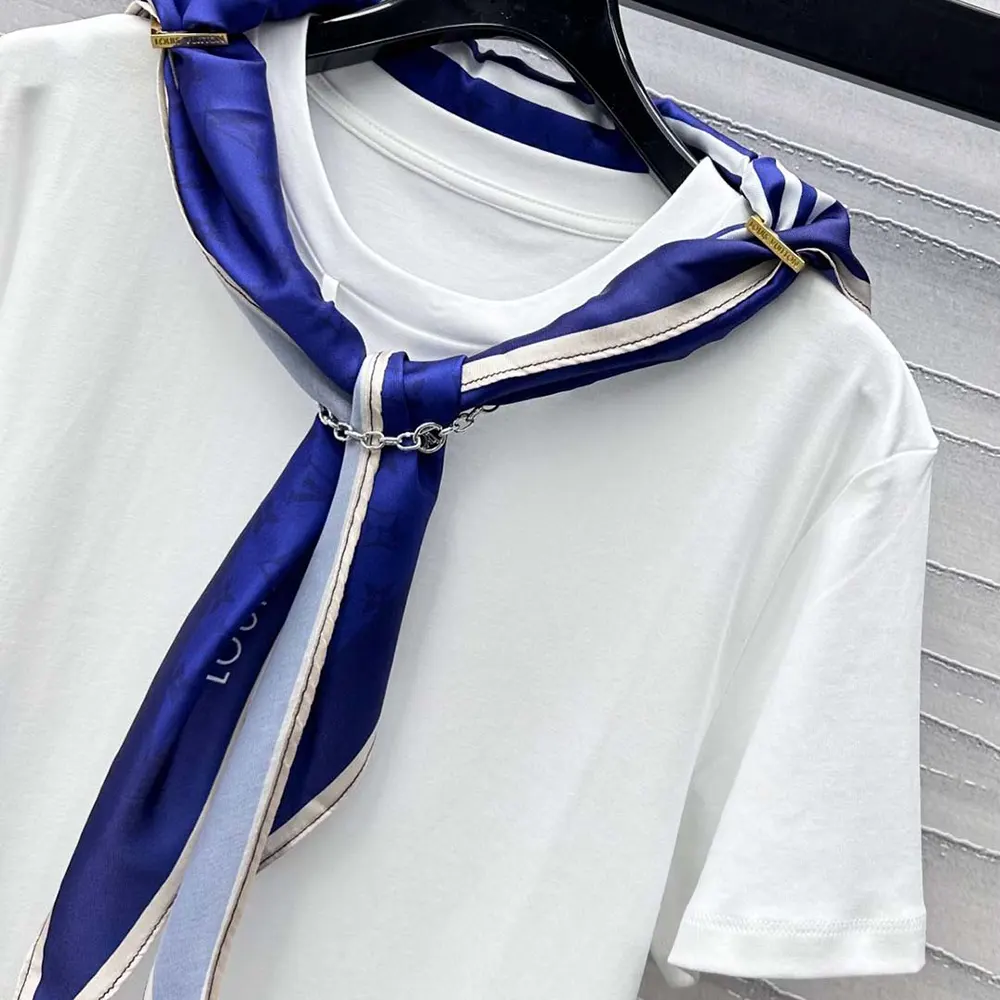 Louis Vuitton LV Women Nautical Scarf T-Shirt 1AHJ08