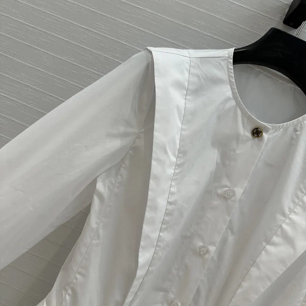 Louis Vuitton LV Women Poplin Peplum Blouse 1AHHMN
