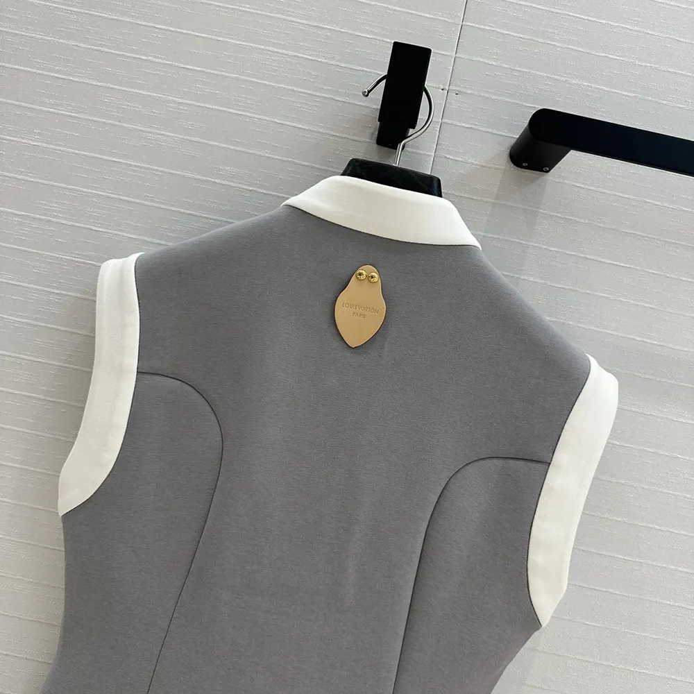 Louis Vuitton LV Women Technical Jersey Color-Block Peplum Top