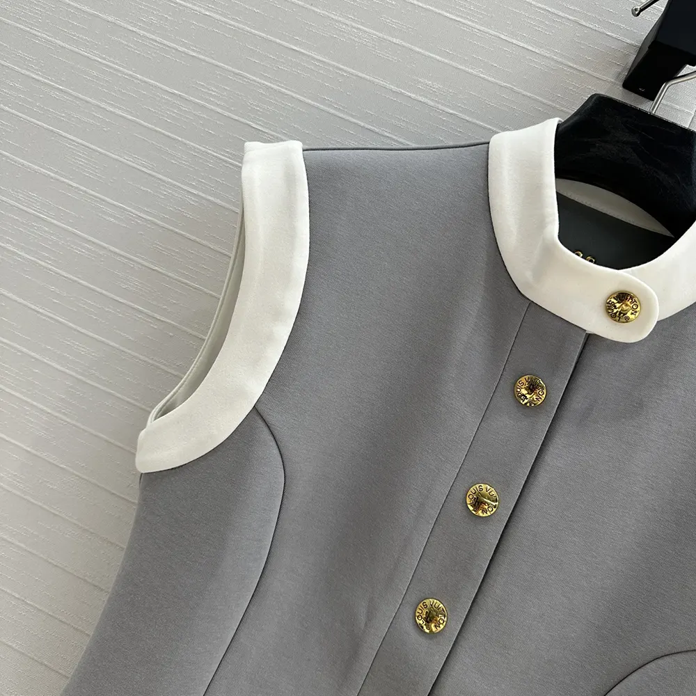 Louis Vuitton LV Women Technical Jersey Color-Block Peplum Top