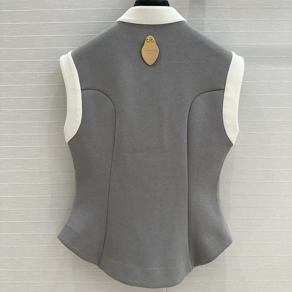 Louis Vuitton LV Women Technical Jersey Color-Block Peplum Top